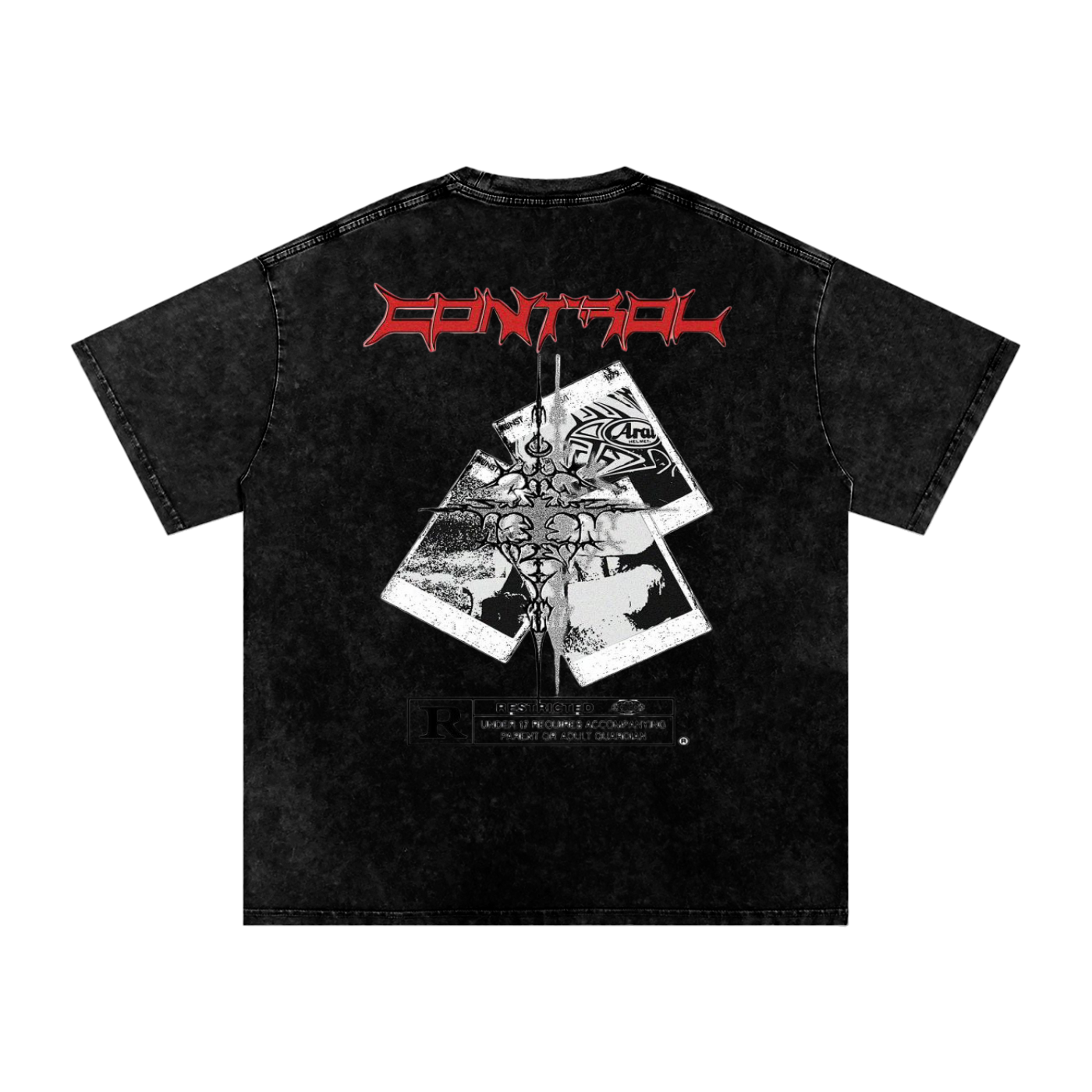 Control R Tee (oversized)