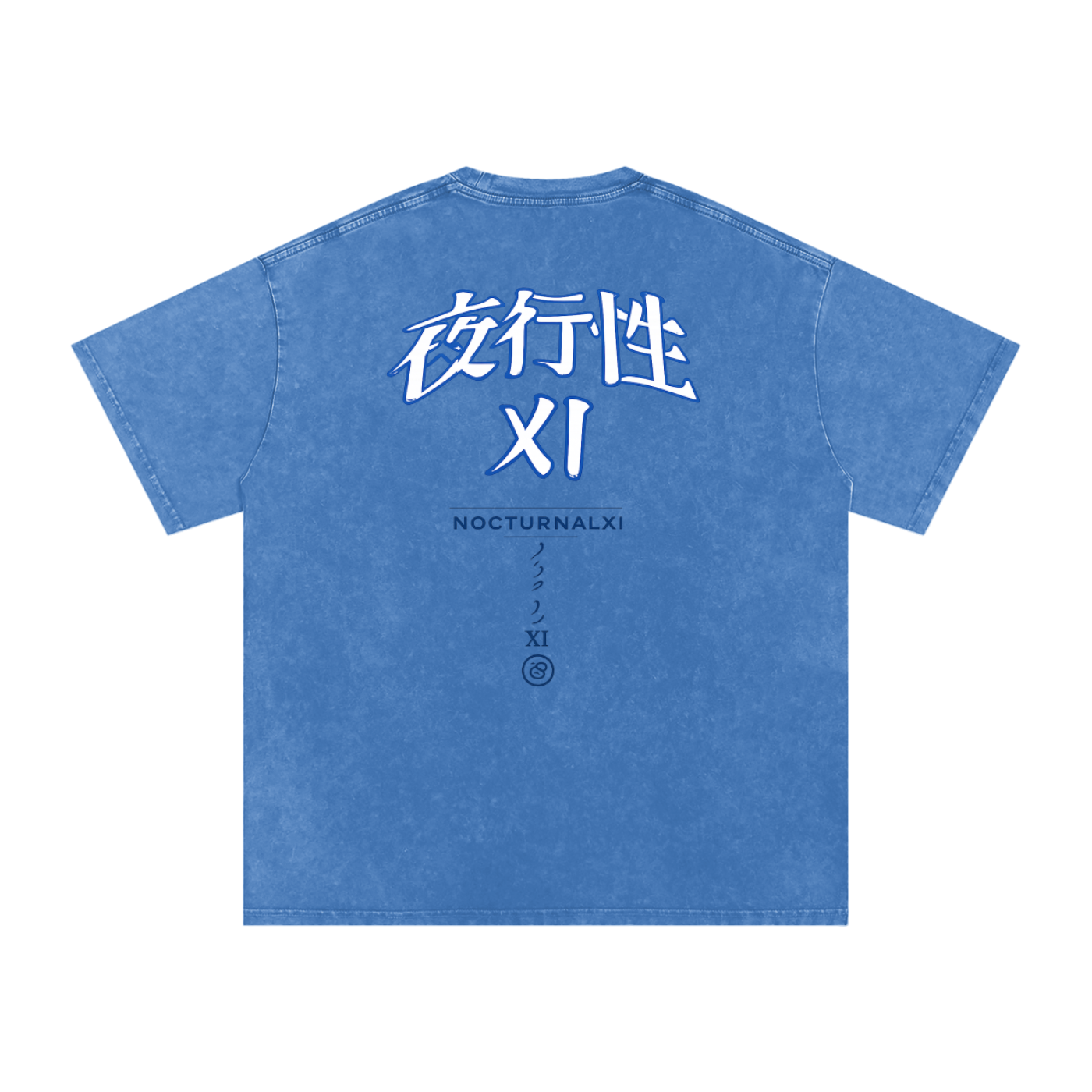 japanese XI Tee Snow Washed oversized