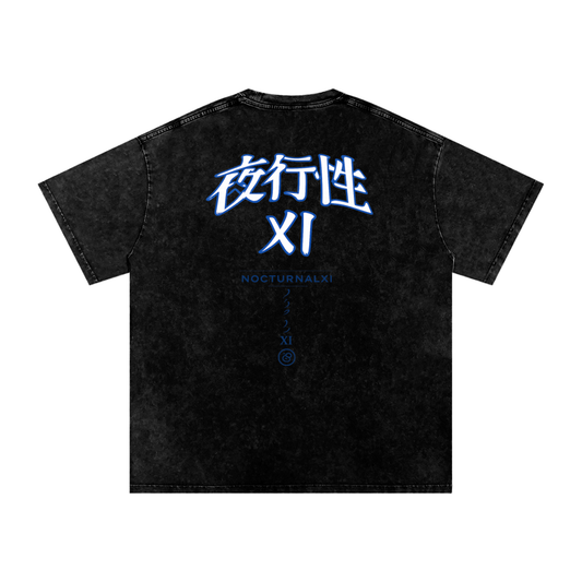 japanese XI Tee Snow Washed oversized