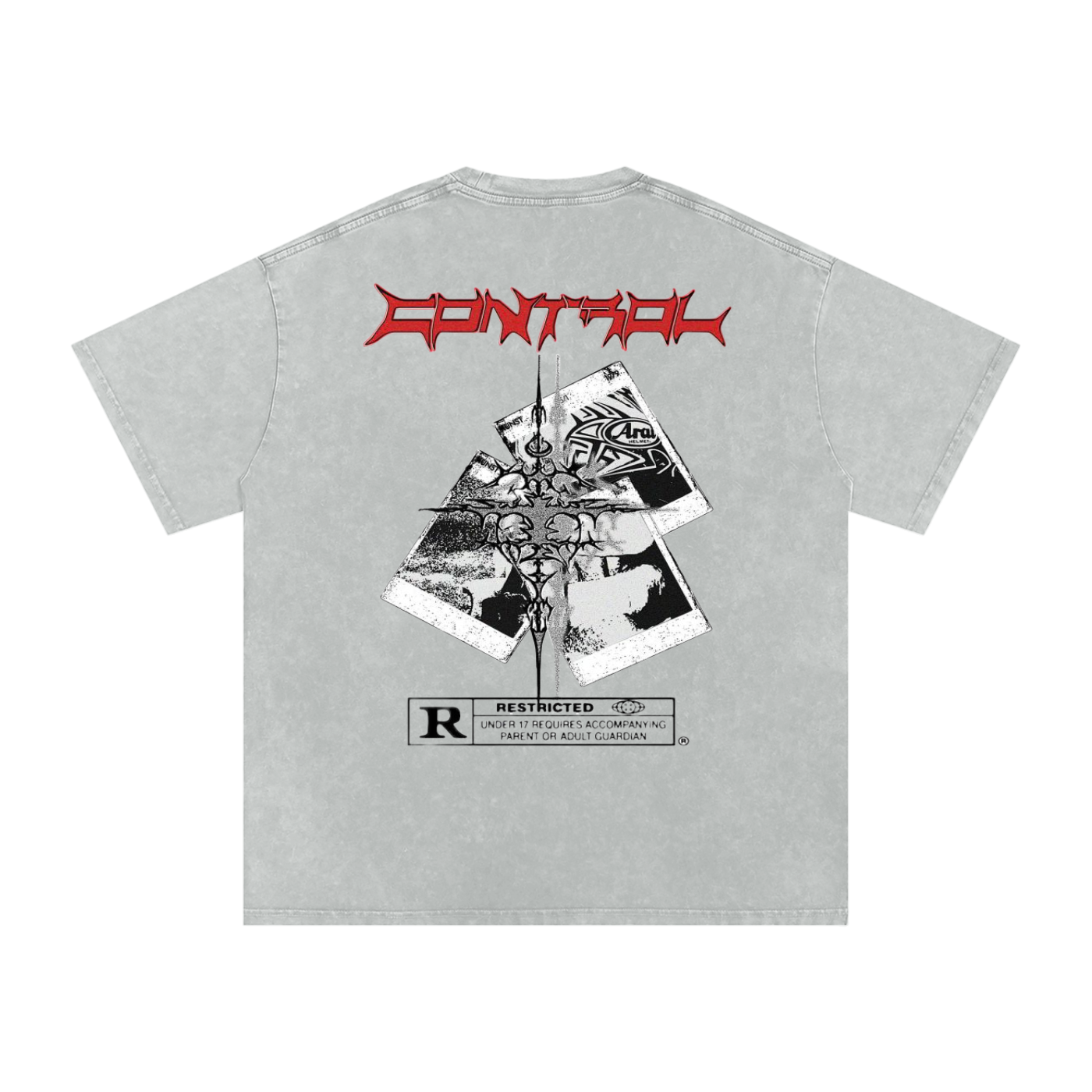 Control R Tee (oversized)
